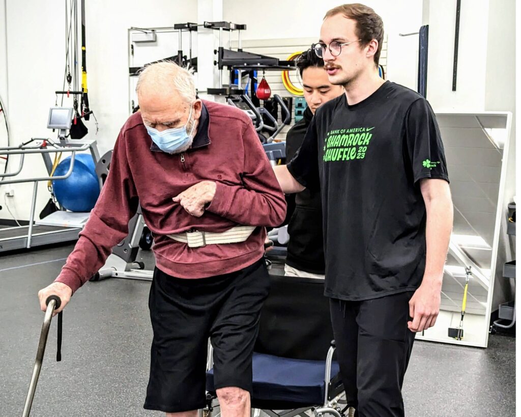 Older adult training with a Neuro Exercise Specialist